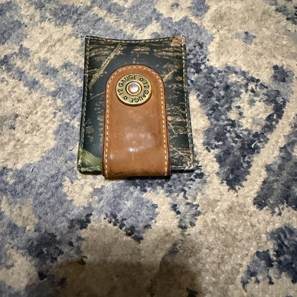 Rogue Men's Camouflage and Brown Money Clip
